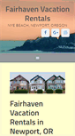 Mobile Screenshot of fairhavenvacationrentals.com